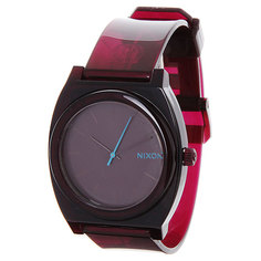 Часы Nixon Time Teller P Translucent Burgundy