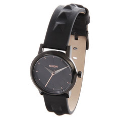 Часы женские Nixon Kenzi Leather All Black/Studded