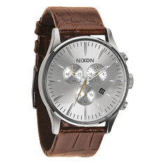 Часы Nixon Sentry Chrono Leather Saddle Gator