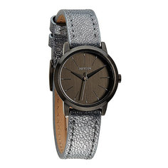 Часы женские Nixon Kenzi Leather Gunmetal/Blue Shimmer