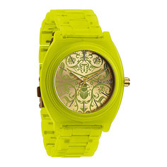 Часы женские Nixon Time Teller Acetate Neon Yellow/Beetlepoint