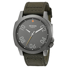 Часы Nixon Ranger 45 Nylon Gunmetal/Surplus
