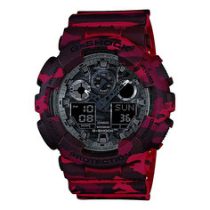 Часы Casio G-Shock Ga-100cm-4a Burgundy/Black