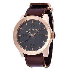 Часы Nixon Corporal Rose Gold/Gunmetal/Brown