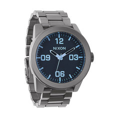 Часы Nixon Corporal Ss Gunmetal/Blue Crystal