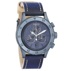 Часы женские Nixon Chrono Leather All Indigo/Natural