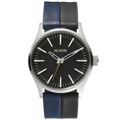 Часы Nixon Sentry 38 Leather Black/Navy/Black