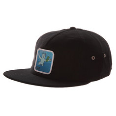 Бейсболка с прямым козырьком Ripndip Nermvana Five Panel Black