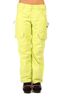 Штаны сноубордические женские DC Ace Pt J Snpt Sunny Lime