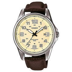 Часы Casio Collection Mtp-1372l-9b Silver/Brown