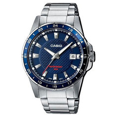 Часы Casio Collection Mtp-1290d-2a Silver/Blue