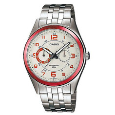 Часы Casio Collection Mtp-1353d-8b3 Silver/Red