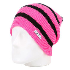 Шапка носок женская Neff Daily Stripe Pink/Black