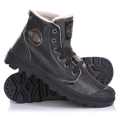 Ботинки зимние Palladium Pampa Hi Leather S Anthracite/Pilot