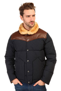 Пуховик Penfield Rockwool Leather Yoke Down Jacke Navy