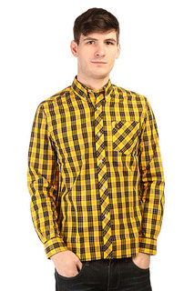 Рубашка в клетку Fred Perry Tartan Shirt Yellow