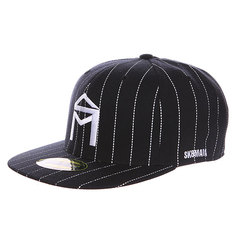 Бейсболка с прямым козырьком Sk8mafia Og Logo New Era Black/White