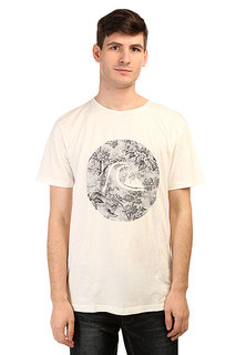 Футболка Quiksilver Gardyedsssunset Tees Snow White
