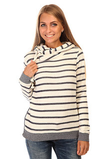 Толстовка классическая женская Roxy Sharingsong J Otlr Adelaide Stripe Comb Grey