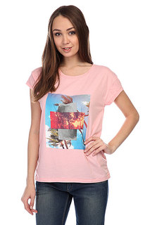 Футболка женская Roxy Newcrewb J Tees Bloom Pink