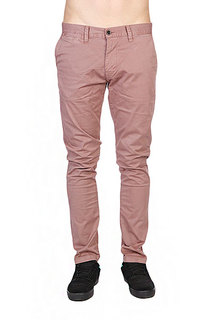 Штаны прямые Quiksilver Krandy Stretch Dusty Plum