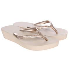 Шлепанцы высокие женские Havaianas Eles High Light Tan