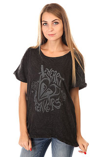 Футболка женская Roxy Heart Breakers J True Black
