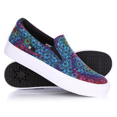 Слипоны женские DC Trase Slip-On SP Primary Tie Dye
