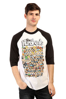 Лонгслив The Hundreds Who s Who Raglan Black/White
