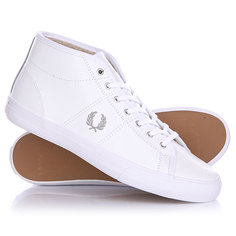 Кеды кроссовки зимние женские Fred Perry Haydon Mid Leather White