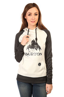 Толстовка сноубордическая женская Burton Wb Heron Pullover Vanilla Heather