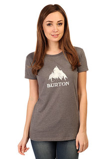 Футболка женская Burton Wb Stmdmtn Ss Rpet Gray Heather