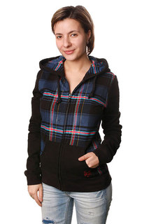 Толстовка женская Zoo York Wilderness Plaid Black