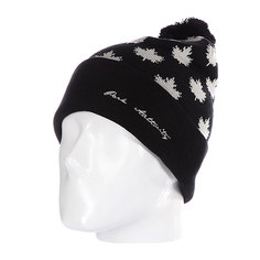 Шапка с помпоном K1X Foliage Bommel Beanie Black