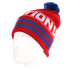 Шапка с помпоном K1X Team Noh Bomel Beanie Red / Navy