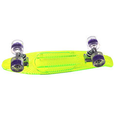 Скейт мини круизер Sunset Alien Complete Green Deck-Blacklght Wheels