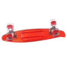 Скейт мини круизер Sunset Lifeguard Complete Red Deck Red Wheels 6 x 22 (56 см)