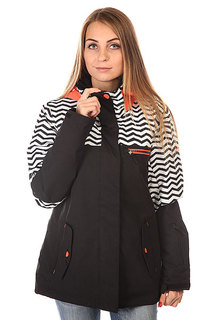 Куртка женская Roxy Jetty Block Jk J Snjt Zig Zag Stripe Anthr
