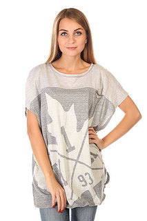 Майка женская K1X Tumbling Leaf Loose Light Grey Heather/Dark Grey Heather