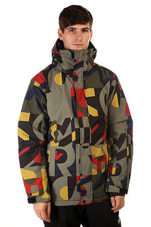 Куртка Quiksilver Mission Print Randomqk Brown