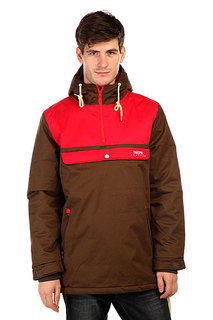 Анорак TrueSpin Cloud Jacket Coffee/Red