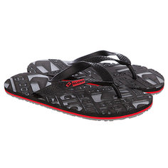 Шлепанцы Globe Closeout Black/Charcoal/Red