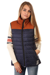 Жилетка женская CLWR Feather Vest Patriot Dot