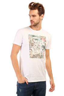 Футболка Globe Box Fill Tee White Jungle