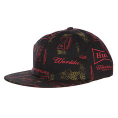 Бейсболка Huf Drink Up 6 Panel Black