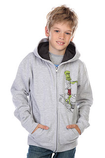 Толстовка детская Quiksilver Hood Zip Dead Loy Light Grey