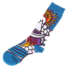 Носки высокие Lib Tech Wave Sock Blue