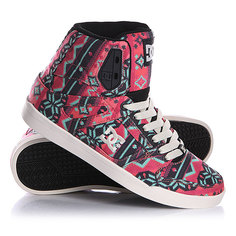 Кеды кроссовки высокие женские DC Rebound Slim Hi Sp Pink/Dark Grey