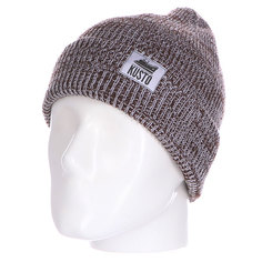 Шапка Kusto Stream 1 Brown/White