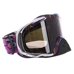 Маска для мотоспорта Oakley Crowbar Mx Tld Discharge Purple Dark Grey